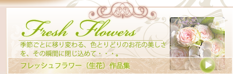 fresh flower フレッシュフラワー作品集